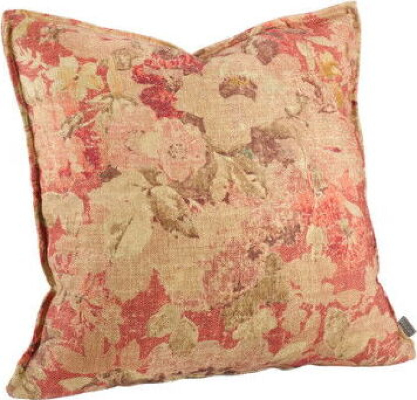 Rosewood Flower Cushion Cover Rouge