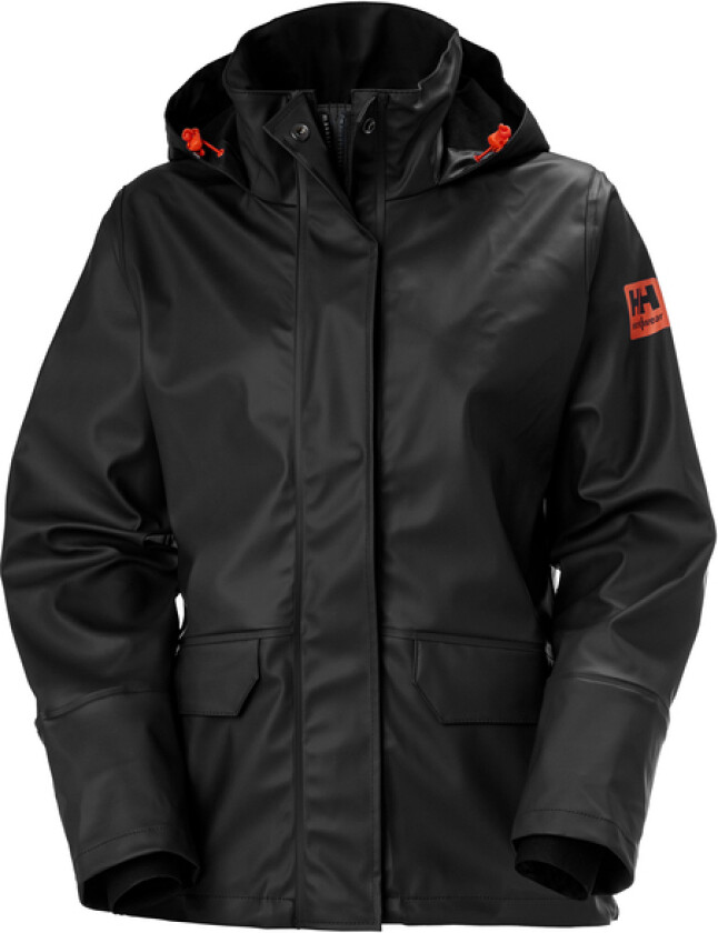 Regnjakke 70286 w sort 3xl