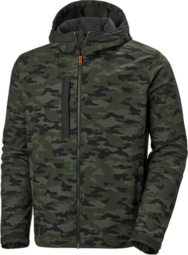 Kensington hood s.shell jacket m 481 camo