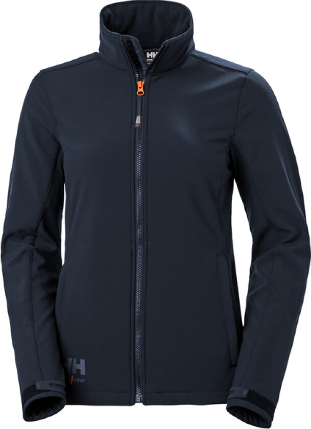 W luna softshell jacket l 590 navy