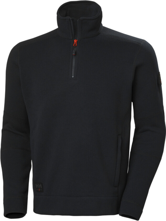 Kensington halfzip knit fleece 4xl 990 black