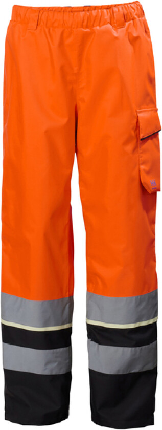 Skallbukse 71187 hv oransje/grå xl