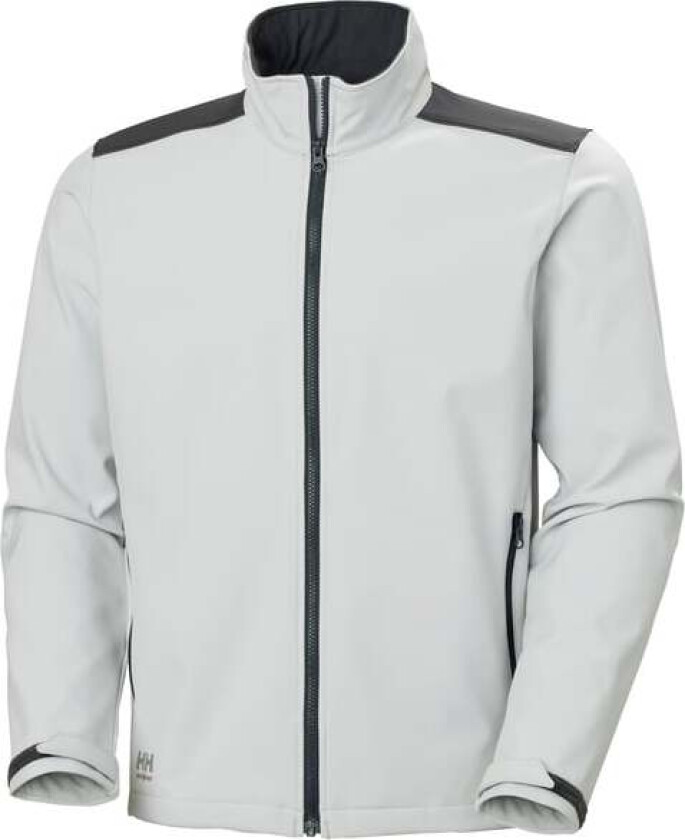 Softshelljakke 74085 lysegrå s