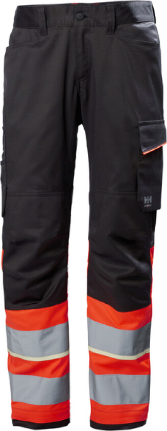 Arbeidsbukse 77513 hv rød/grå c74
