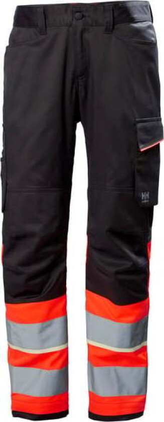 Arbeidsbukse 77513 hv rød/grå d100