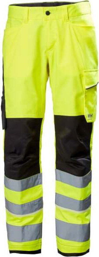 Arbeidsbukse 77514 hv gul/grå c156