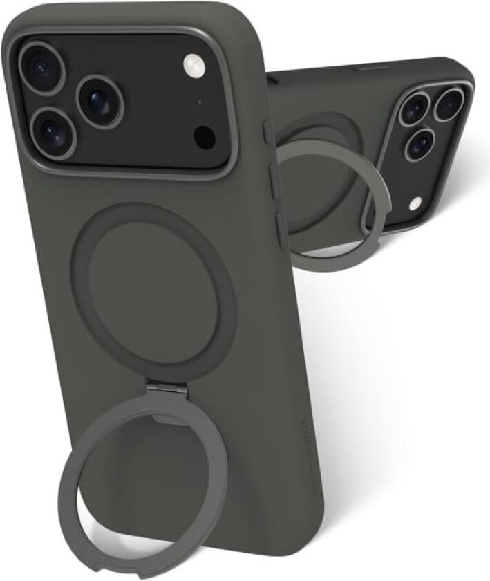 iPhone 17 Pro Max Roskilde skinndeksel (forest shadow)