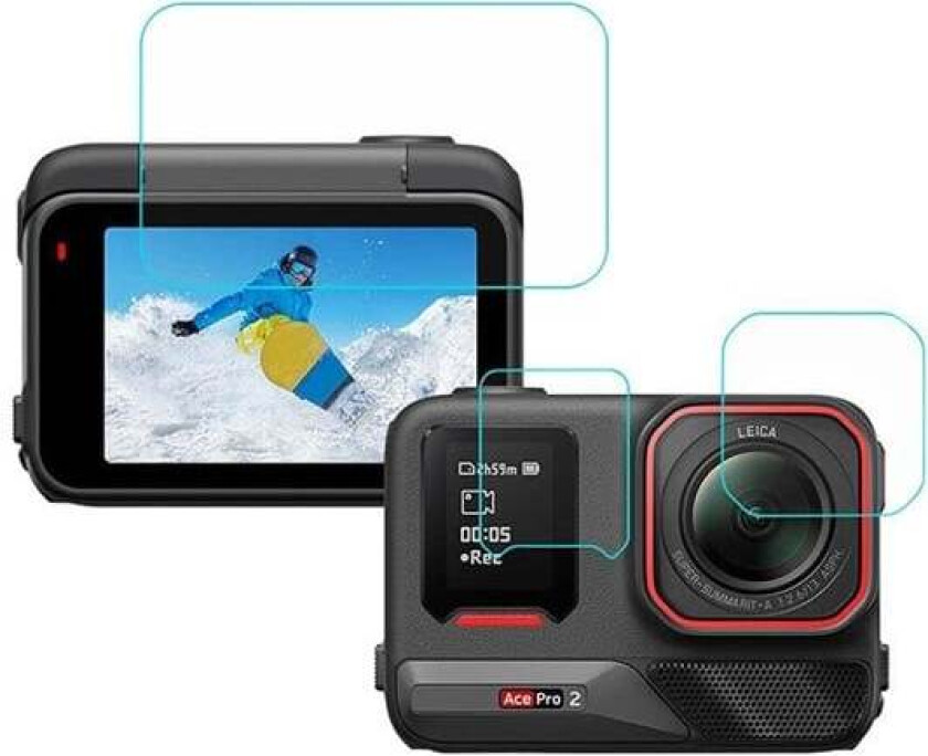 Puluz 3-in-1 protective film for Insta 360 Ace Pro 2