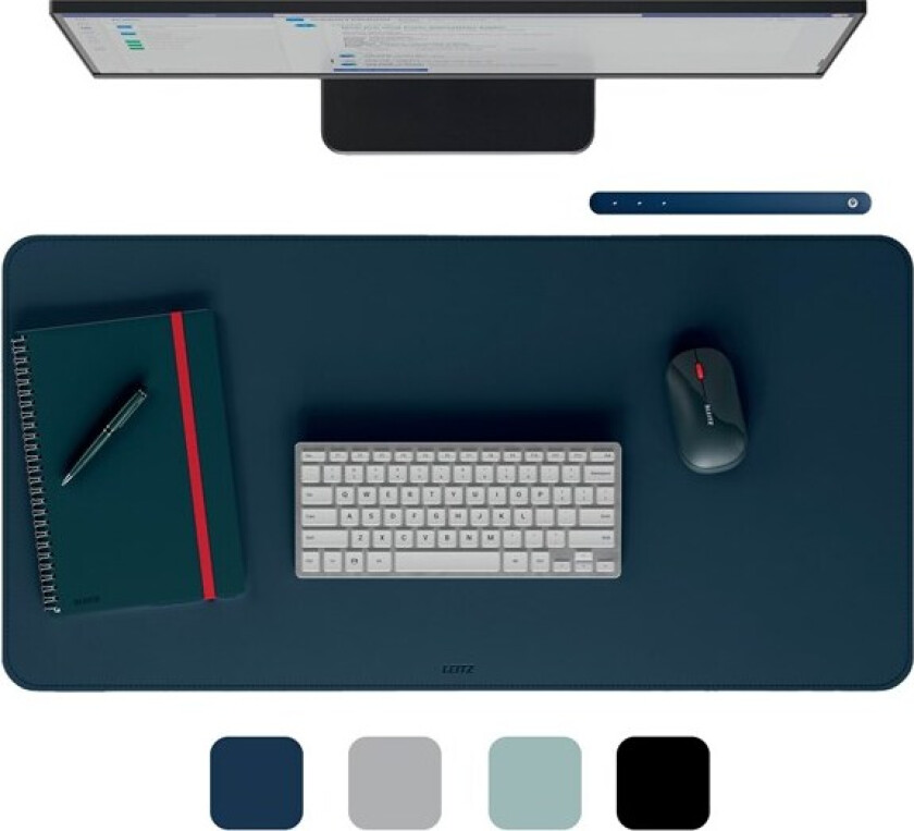 Skriveunderlag 40x80cm mørkeblå