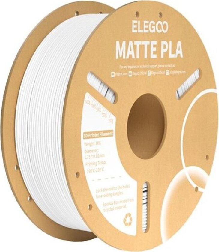 PLA Matte Filament - White