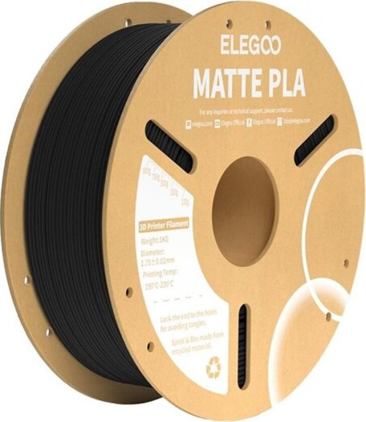 PLA Matte Filament - Black