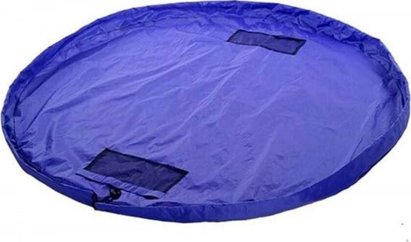 Bilde av Leketeppe & oppbevaringspose for Lego og leker - Blå