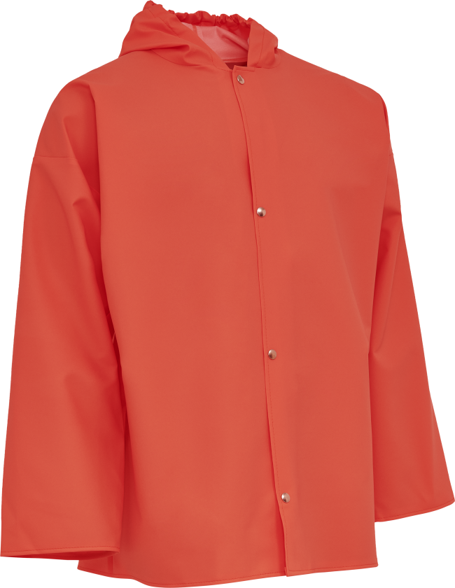 Regnjakke fiskeolie resistens 033800 orange Str. XL
