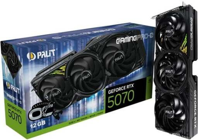 GeForce RTX 5070 GamingPro-S OC - 12GB GDDR7 RAM - Grafikkort
