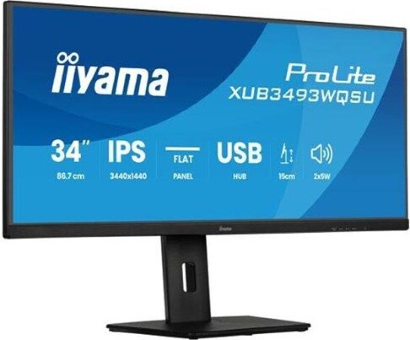 34" iiyama ProLite XUB3493WQSU-B6 - LED monitor - 34"