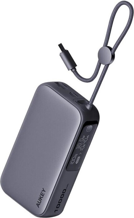 Spark Sling 30W Nødlader - Grey - 10000 mAh