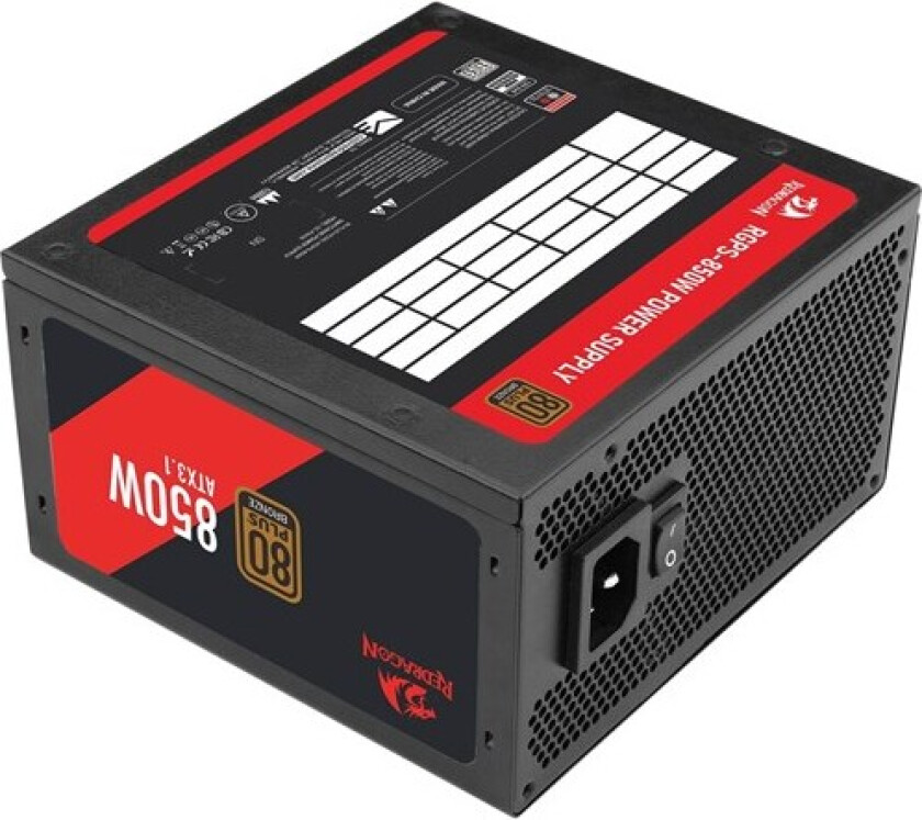 GC-PS030 power supply unit Strømforsyning (PSU) - 850 Watt - ATX - 80 Plus Bronze sertifisert