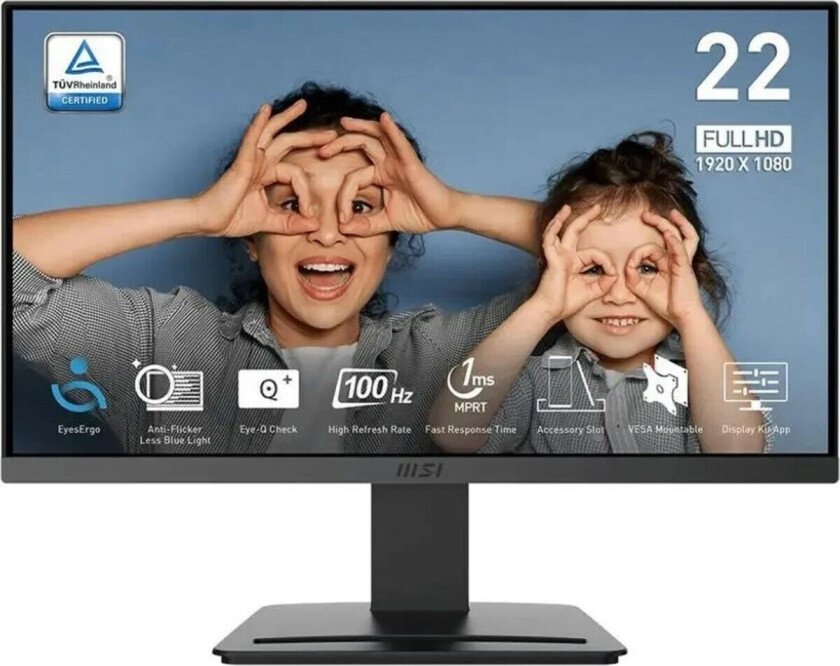22" MSI PRO MP223 E2 - LED monitor - Full HD (1080p) - 22"