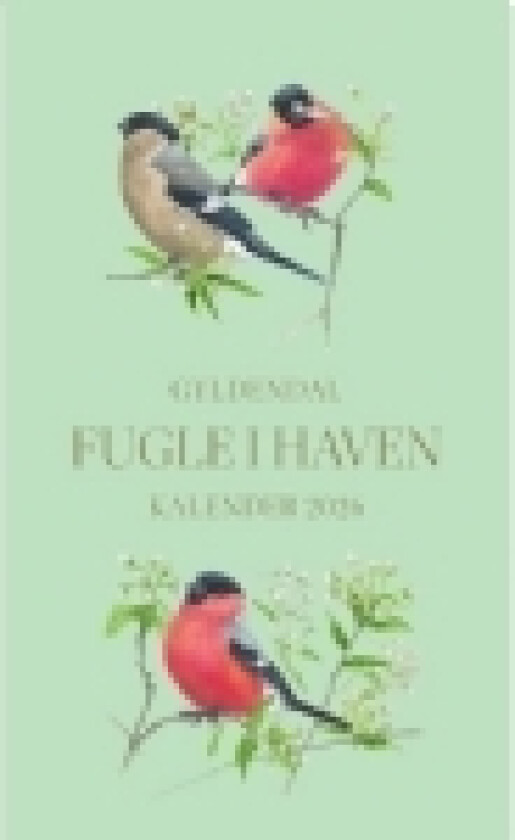 Fugle i haven Kalender 2026 | Jens Overgaard Christensen | Språk: Dansk