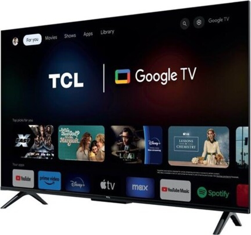 43" Flatskjerm-TV LED 4K 43T69C 43" Class (42.5" viewable) LED-backlit LCD TV - QLED - 4K