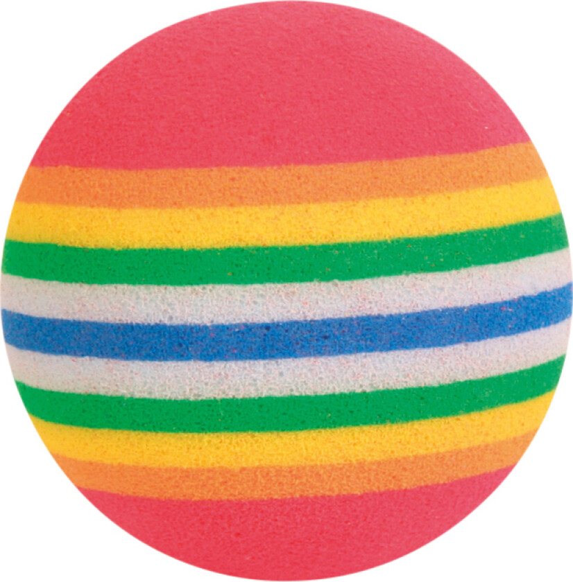 Katte leke Regnbue Skumgummiballer (4-pakning)