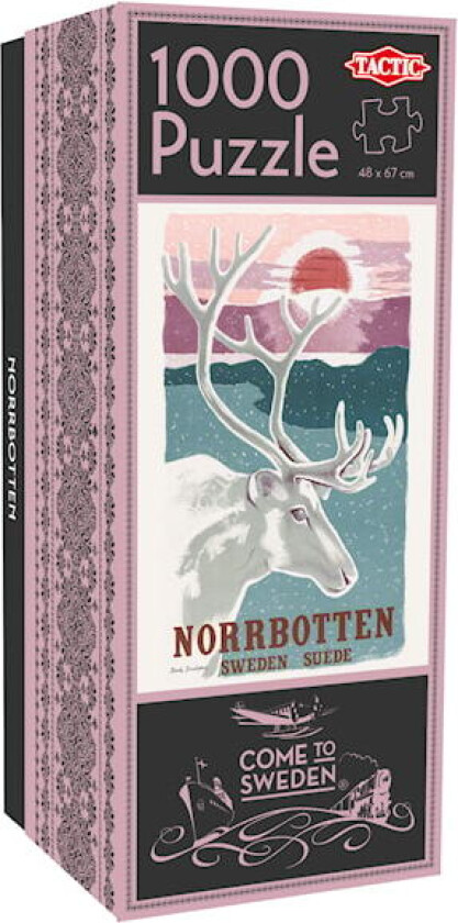 Tactic Puzzle Lovers Come to Sweden Norrbotten 1000 pcs puzzle