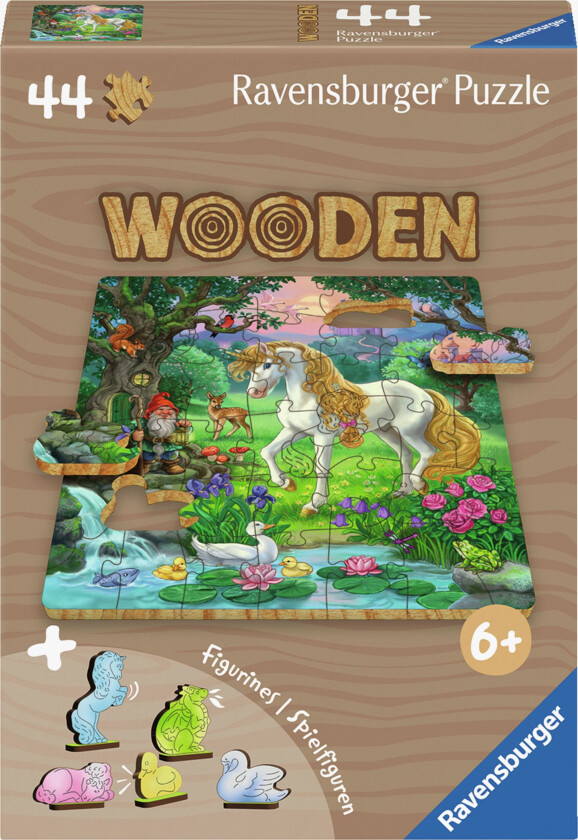 Unicorn, 44pc Wooden Puzzle