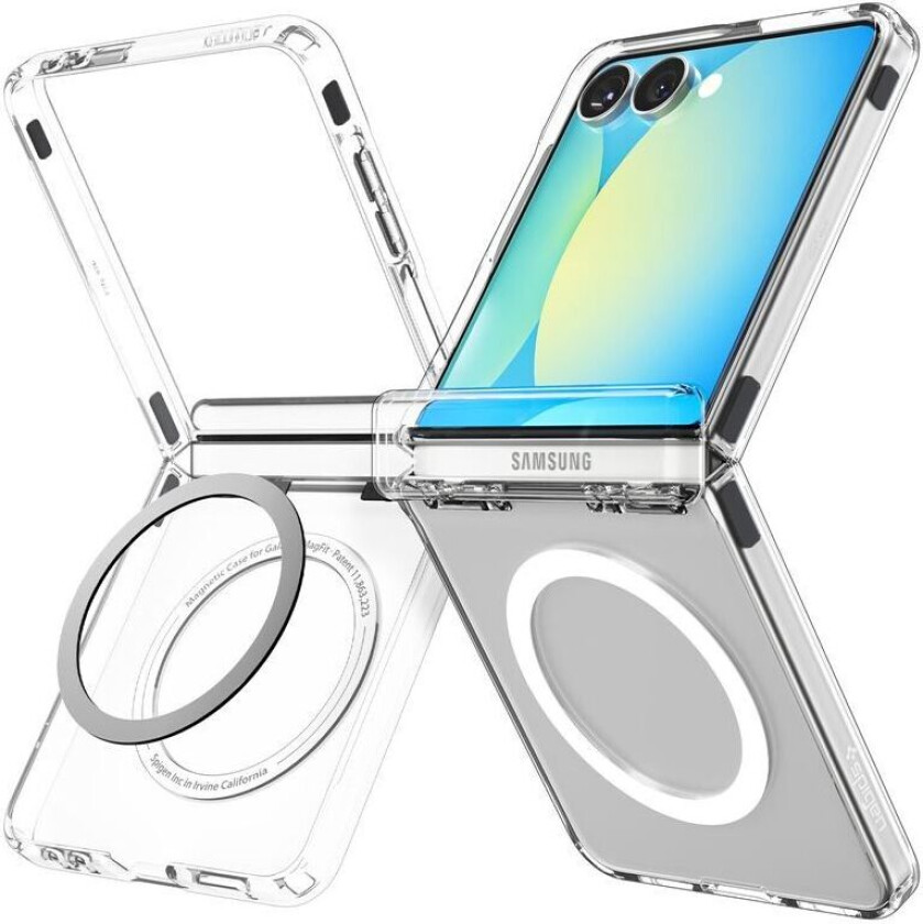 Ultra Hybrid Pro MagSafe clear white - Samsung Galaxy Z Flip7