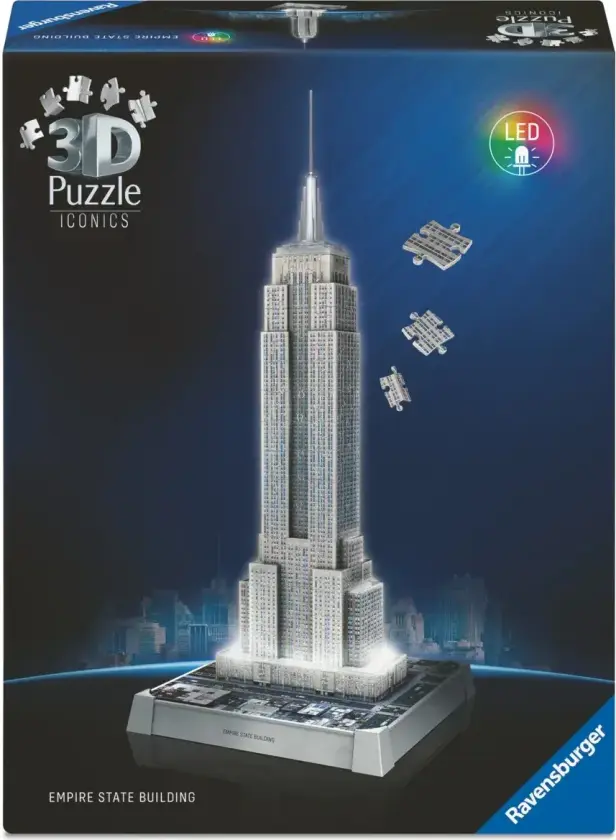 Empire State Building Light Up 3D Puzzle, 216pc 3D Puslespill