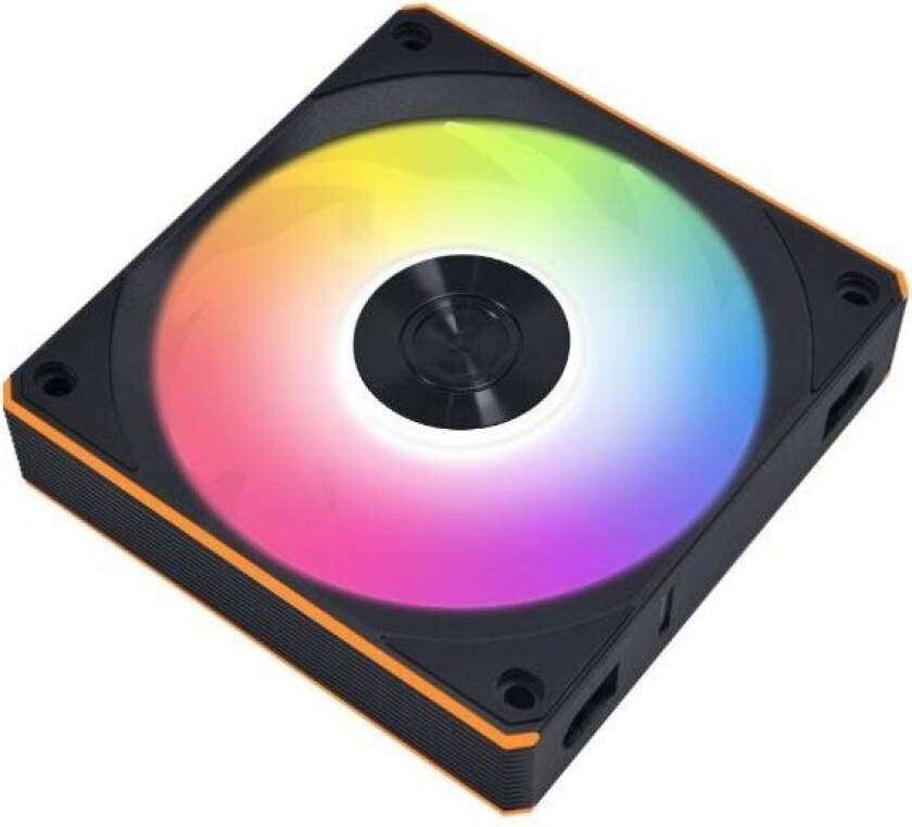 UNI FAN CL Wireless Reverse Fan - Kabinettvifte - 120mm - Svart med RGB LED-lys