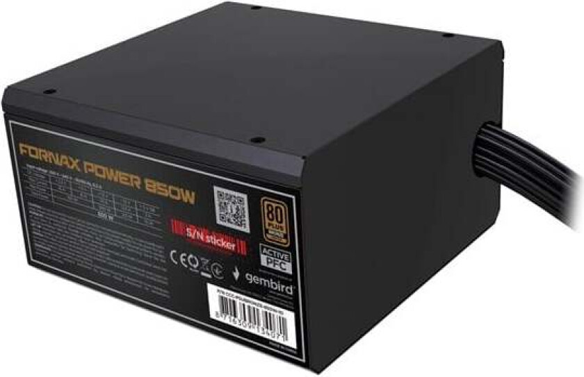 CCC-PSUBRONZE-850W-10 - power supply - 850 Watt Strømforsyning (PSU) - 850 Watt - 120 mm - ATX - 80 Plus Bronze sertifisert