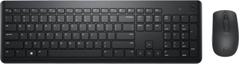 Wireless Keyboard and Mouse KM3322W - keyboard and mouse set - QWERTY - Spanish - black Input Device - Tastatur & Mussett - Spansk - Svart