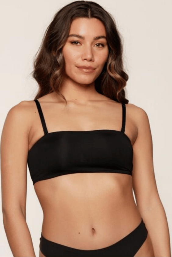 1410-2 - 02 - LingaDore - - bandeau - svart, Størrelse: XS, Kvinner