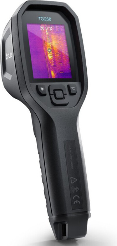 Bilde av TG268 Infrarot-Thermometer -25 bis+400°C Black Built-in display LCD 320 x 240 pixels