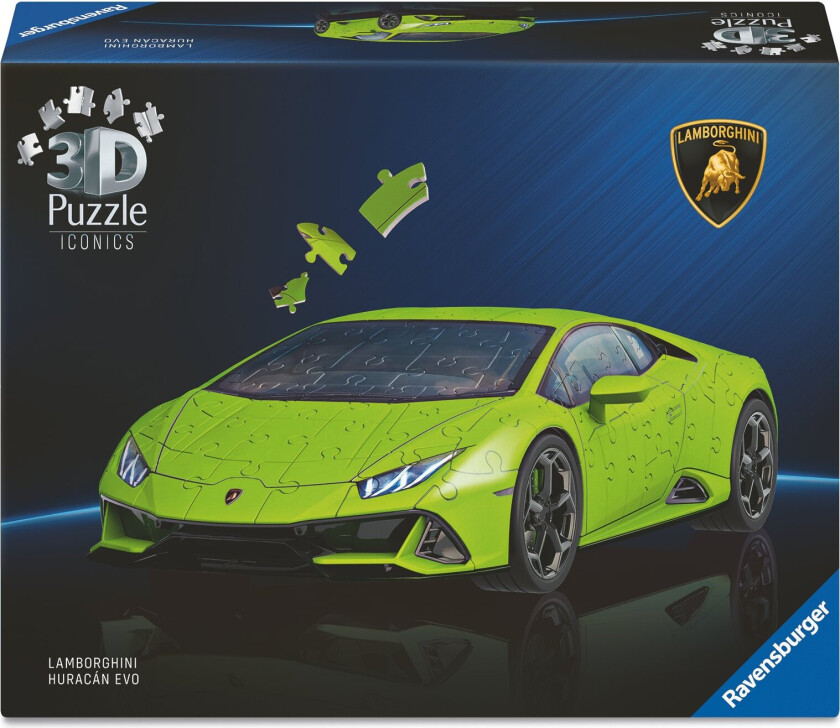 Bilde av Lamborghini Huracan 3D Puzzle, 108pc 3D Puslespill