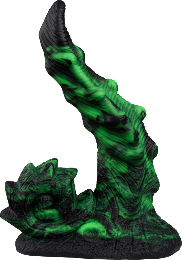 Glowzilla Glow-In-The-Dark Silicone Dildo - Grønn