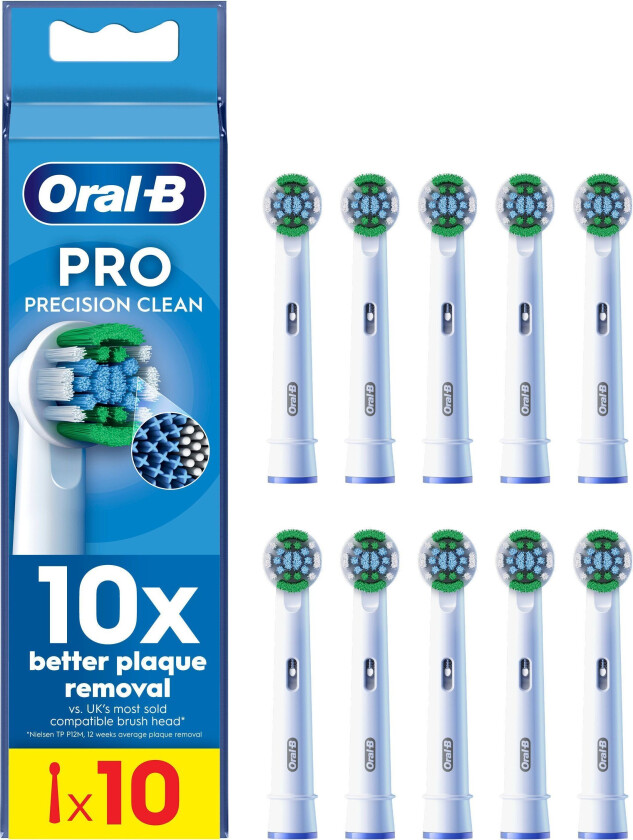 Børstehoder Precision Clean 10 pcs