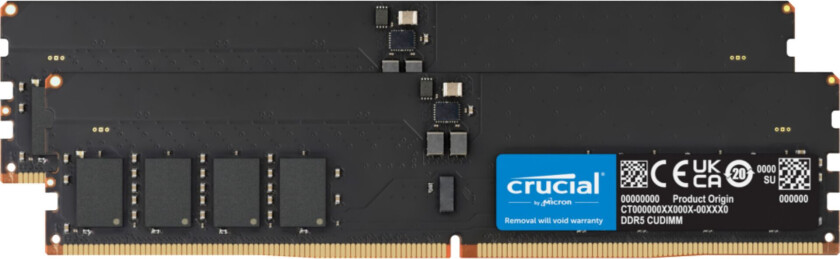 DDR5 - module - 64 GB: 2 x 32 GB - DIMM 288-pin - 3200 MHz / PC5-51200 - CUDIMM