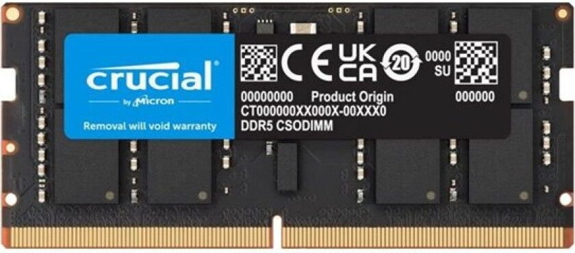 DDR5 - module - 16 GB - SO-DIMM 262-pin - 3200 MHz / PC5-51200 - clocked