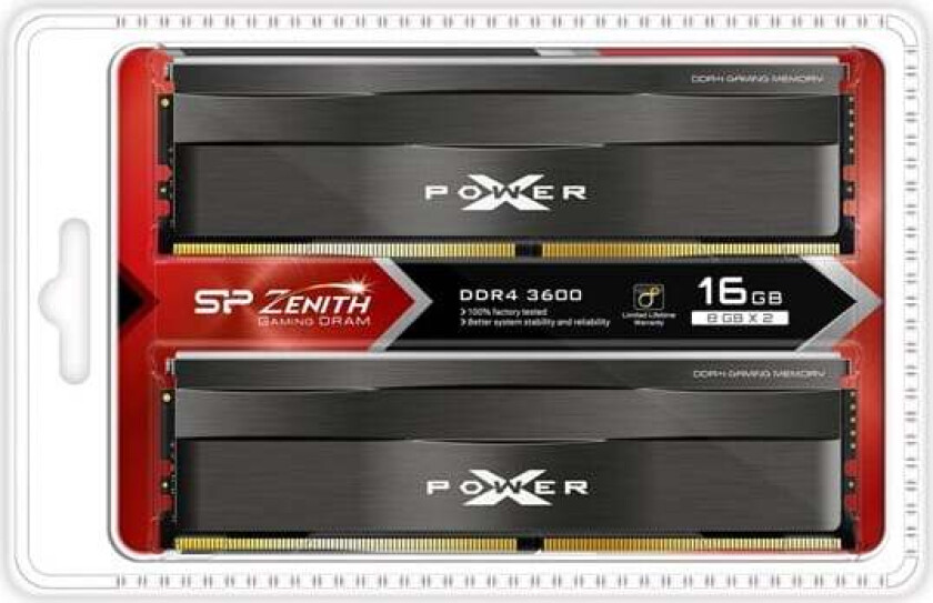 XPOWER Zenith - DDR4 - kit - 16 GB: 2 x 8 GB - DIMM 288-pin - 3600 MHz / PC4-28800 - unbuffered
