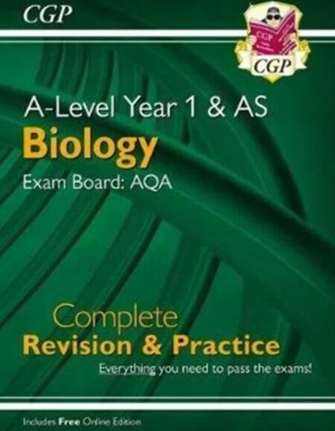 A-Level Biology: AQA Year 1 & AS Complete Revision & Practice with Online Edition av CGP Books