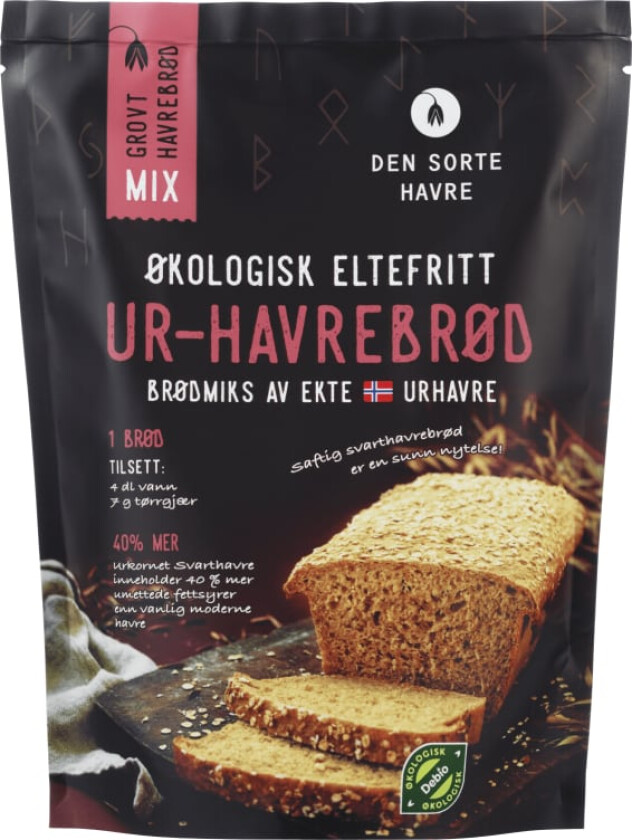 Svarthavrebrød Mix Økologisk 510g Dsh