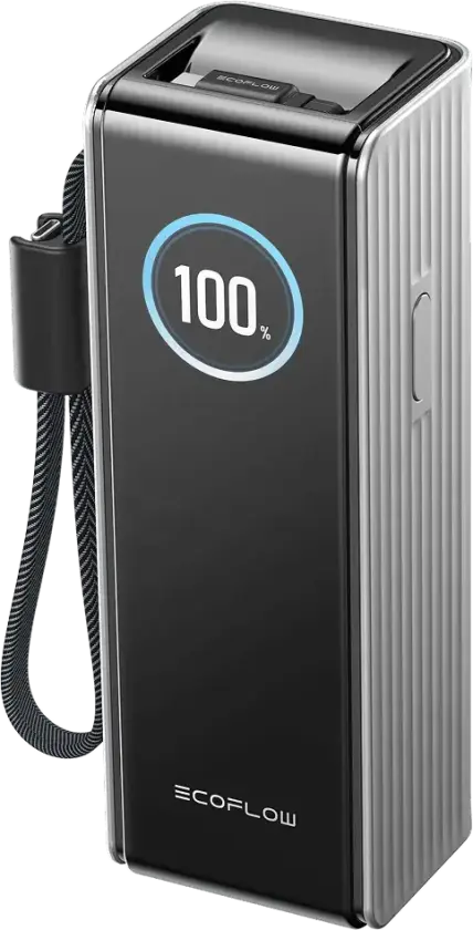 RAPID with cables 170W Nødlader - Sølv - 25000 mAh