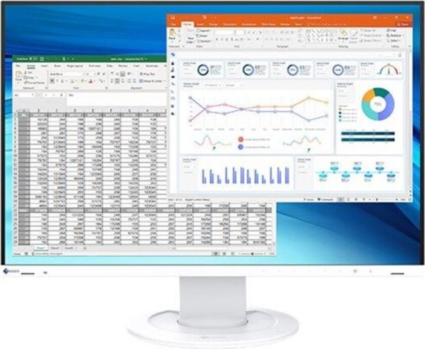 24,1" EIZO FlexScan EV2410R-WT - with FlexStand - LED monitor - WUXGA - 24.1"