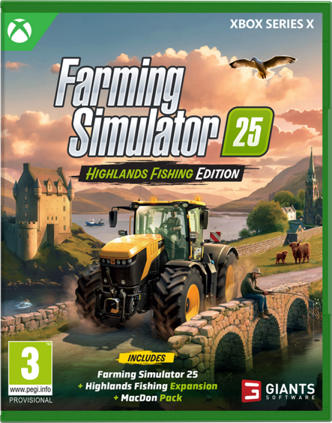 Farming Simulator 25 (Highlands Fishing Edition) - Microsoft Xbox Series X - Simulator