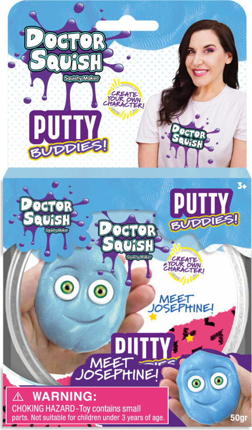Doctor Squish Putty DIY Light Blue Josephine