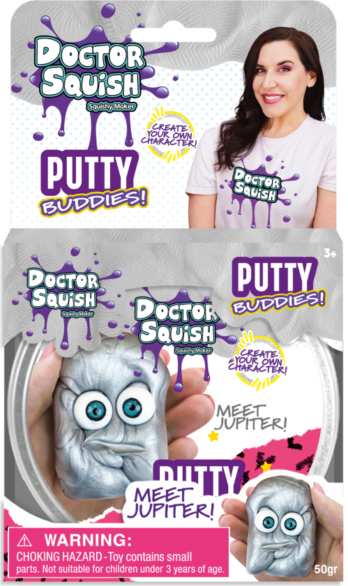Doctor Squish Putty DIY - Silver Jupiter