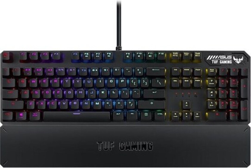 TUF Gaming K3 - Gamingtastatur - Amerikansk Engelsk - Grå