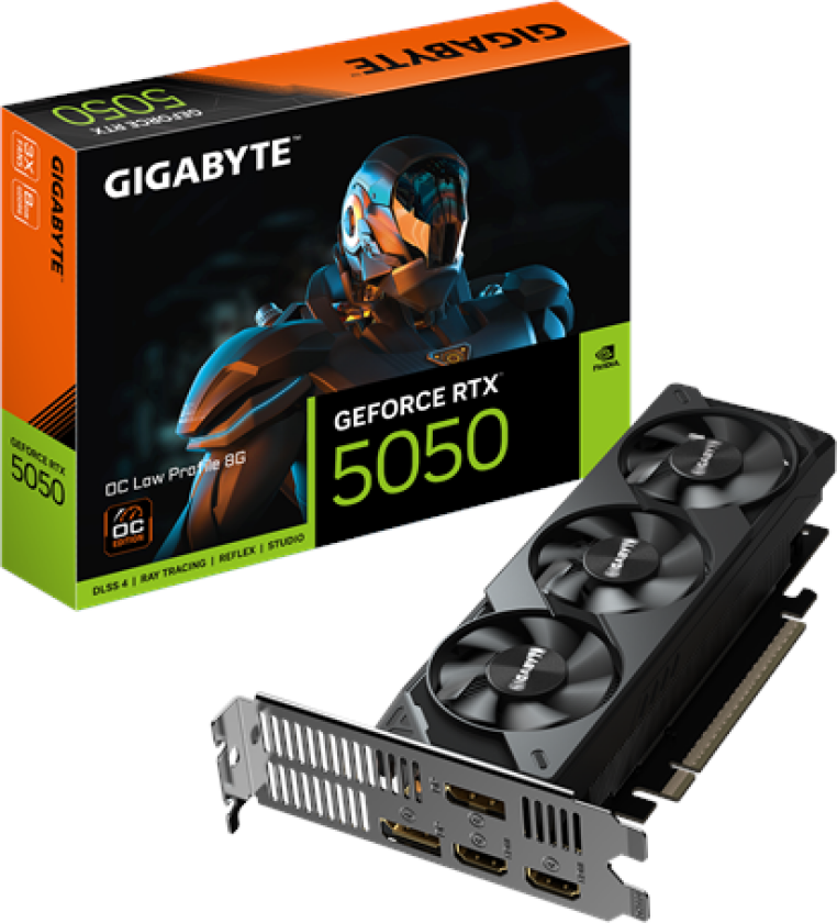 GeForce RTX 5050 Low Profile OC - 8GB GDDR6 RAM - Grafikkort