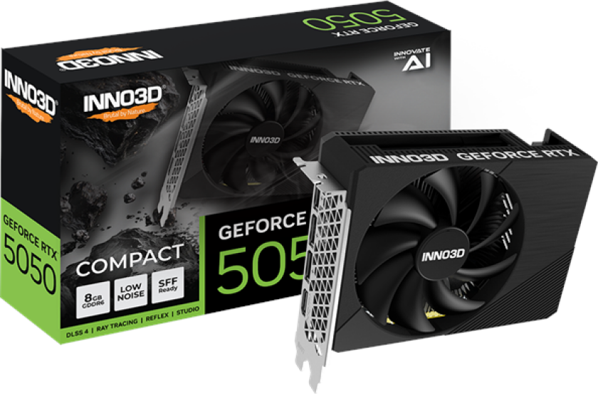 GeForce RTX 5050 Compact - 8GB GDDR6 RAM - Grafikkort